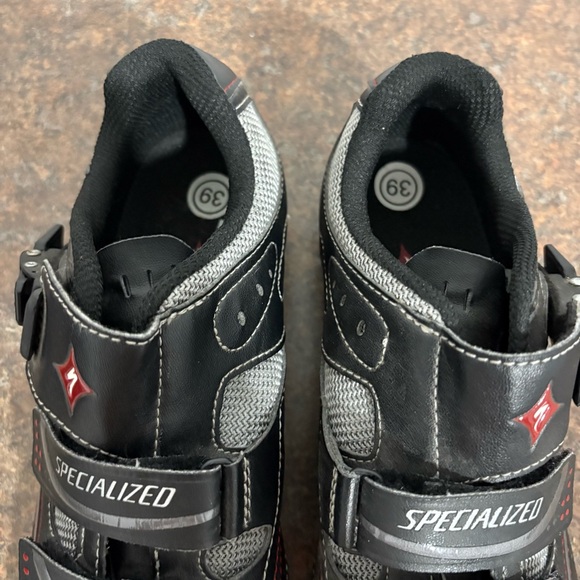 Women’s Specialized BG Bicycle Shoes Size 8.5 EUC Black Grey - Picture 5 of 16